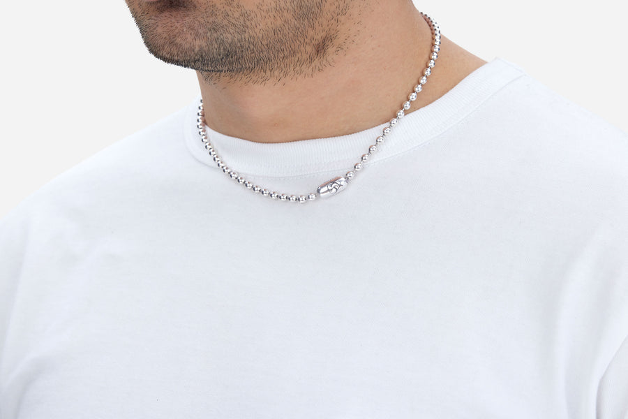 Ball Chain Necklace ~ Sterling Silver