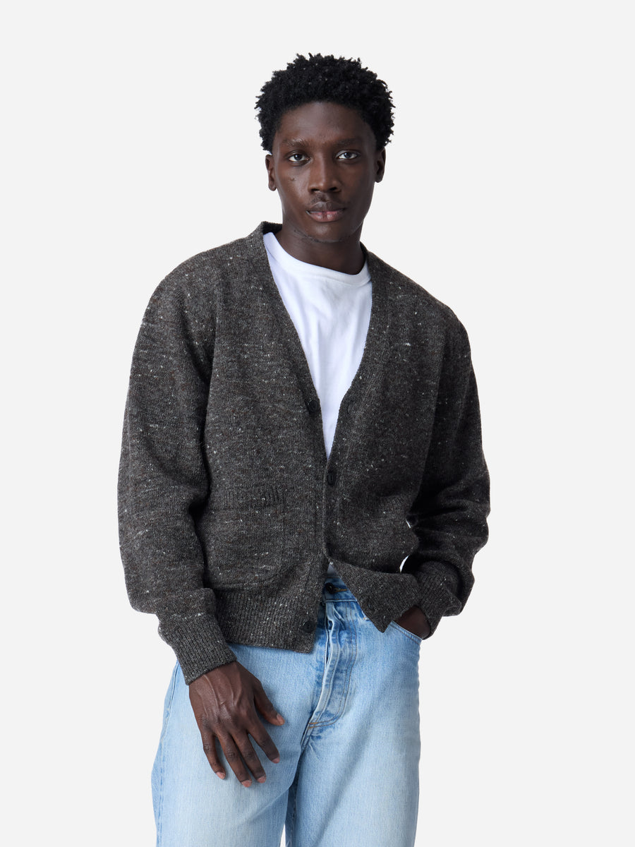 Classic Cardigan ~ Pewter Tweed
