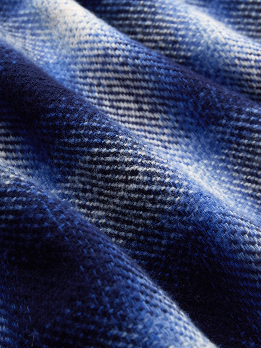 Crosscut Flannel ~ Royal Blue Plaid