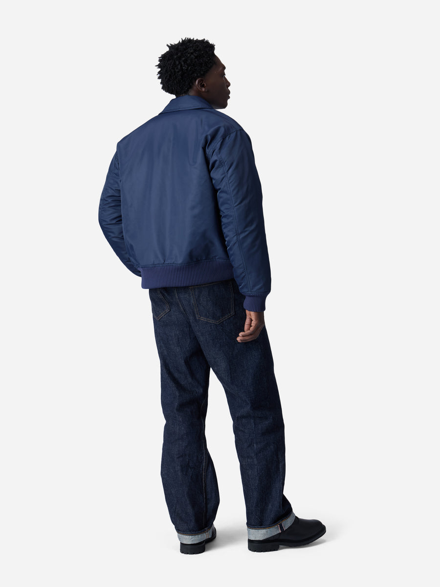 CWU Flight Jacket ~ Blue Aviator Satin