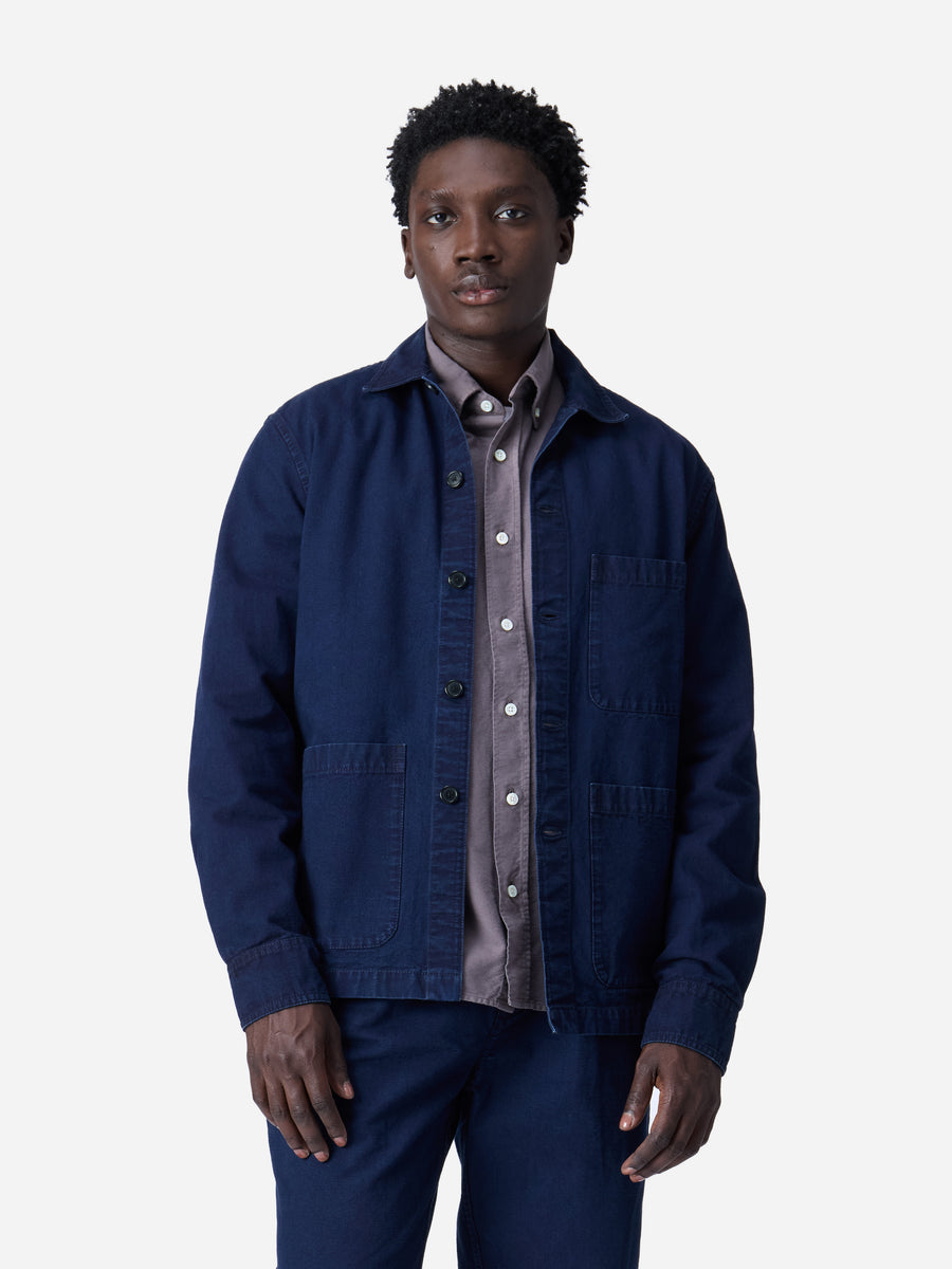 Shop Jacket ~ Indigo Canvas