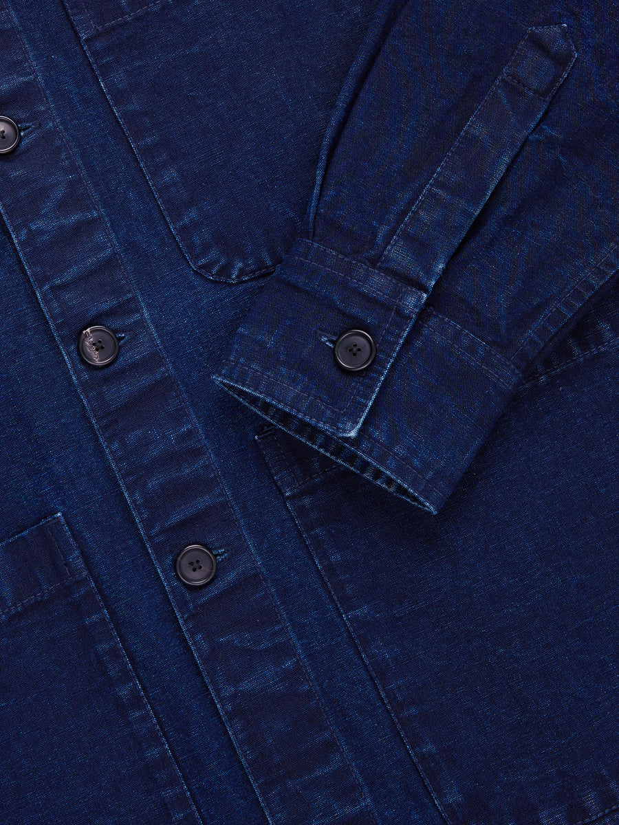 Shop Jacket ~ Indigo Canvas