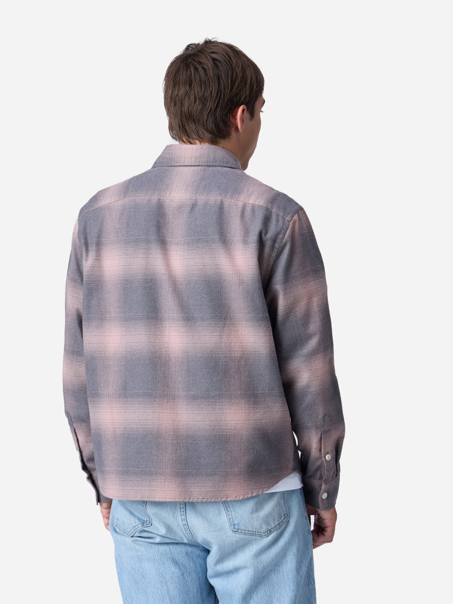 Utility Flannel ~ Mauve Ombre