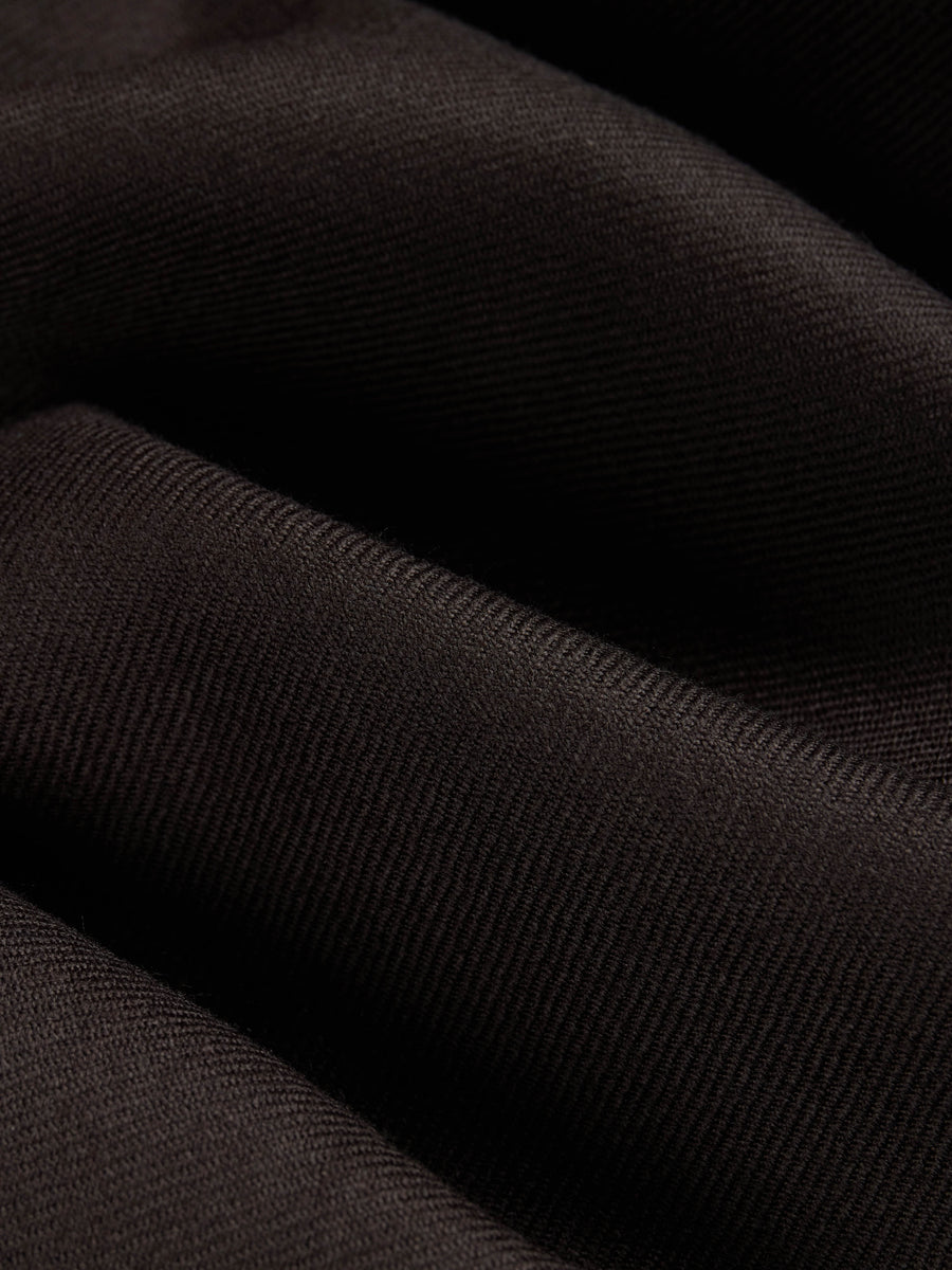 Pleated Trouser ~ Brown Wool Flannel