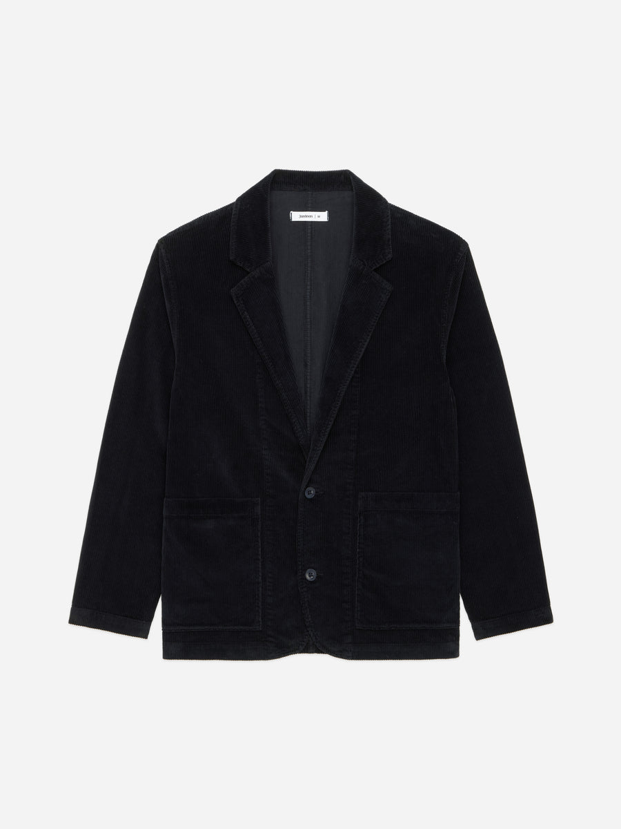 Work Blazer ~ Black Corduroy