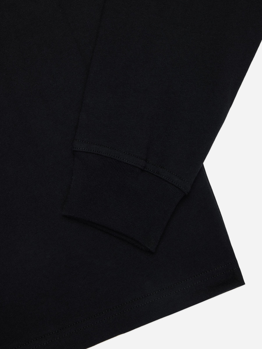 Heavyweight Boxy Long Sleeve T-shirt ~ Black