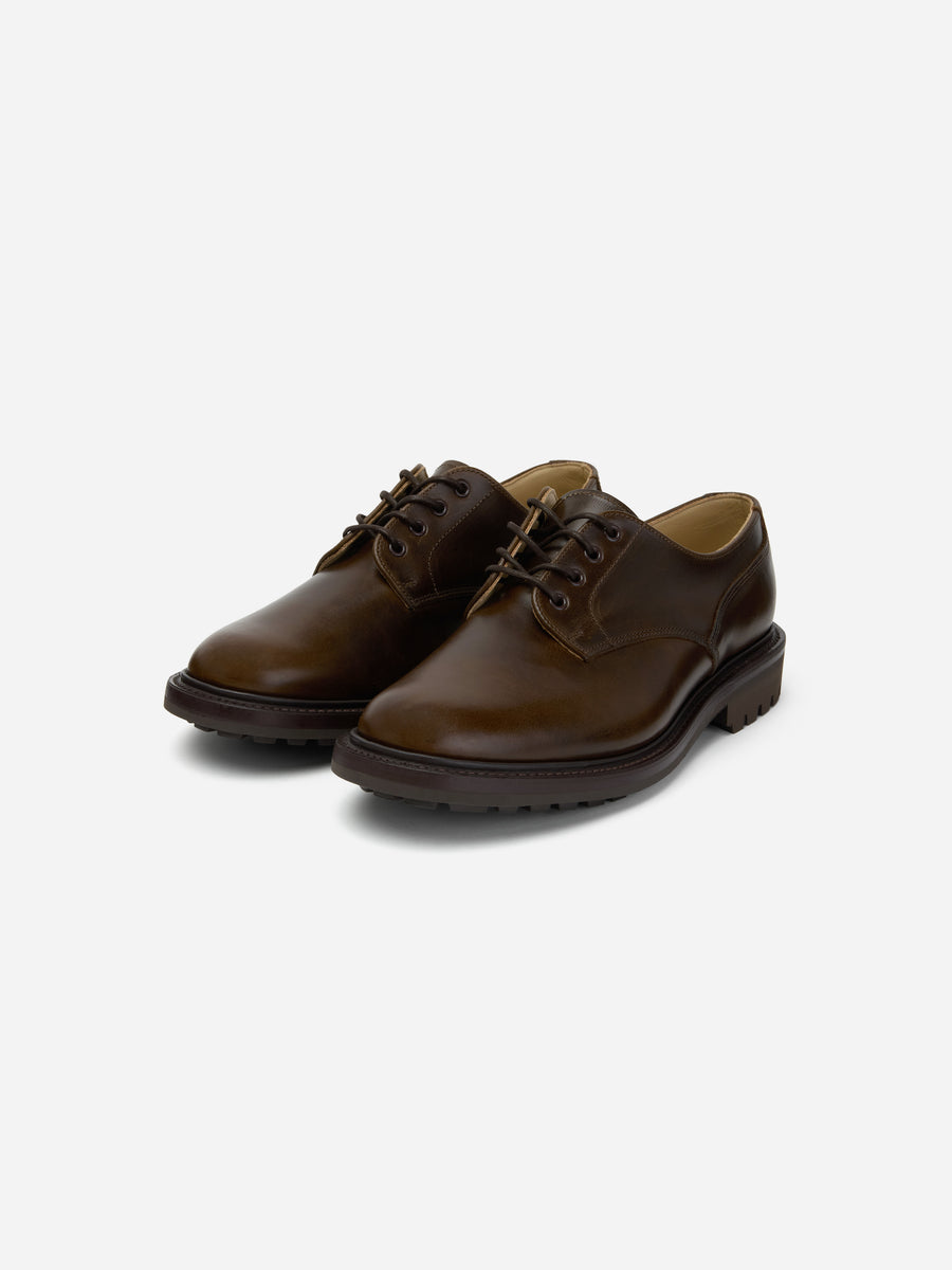 Lug Sole Derby ~ Mocha Waxy Leather