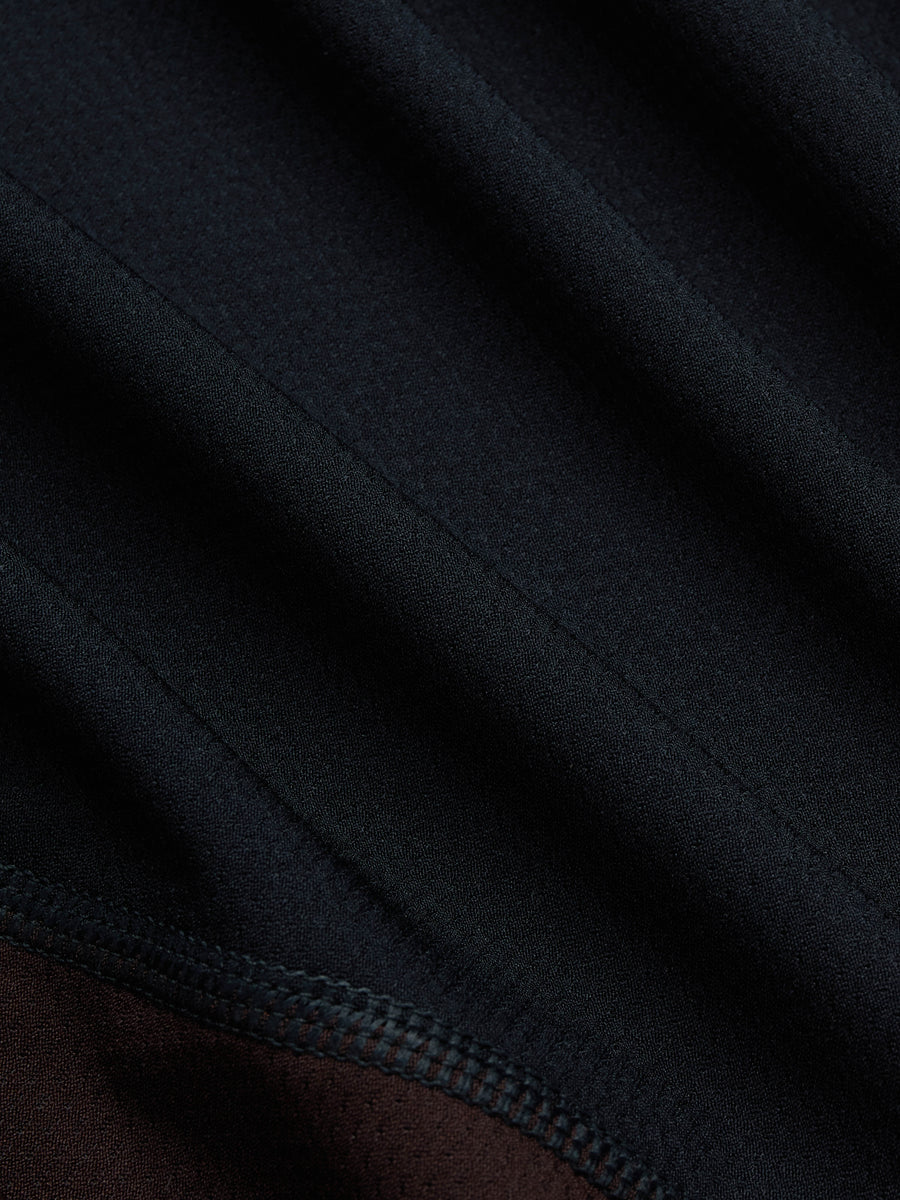 Track Tee ~ Black/Brown