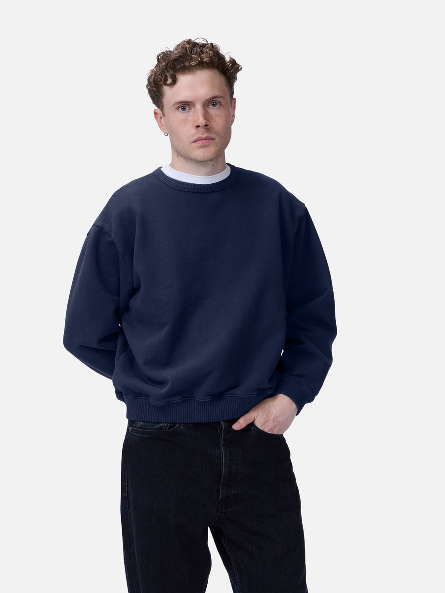 Ultraweight Crewneck ~ Shadow Navy
