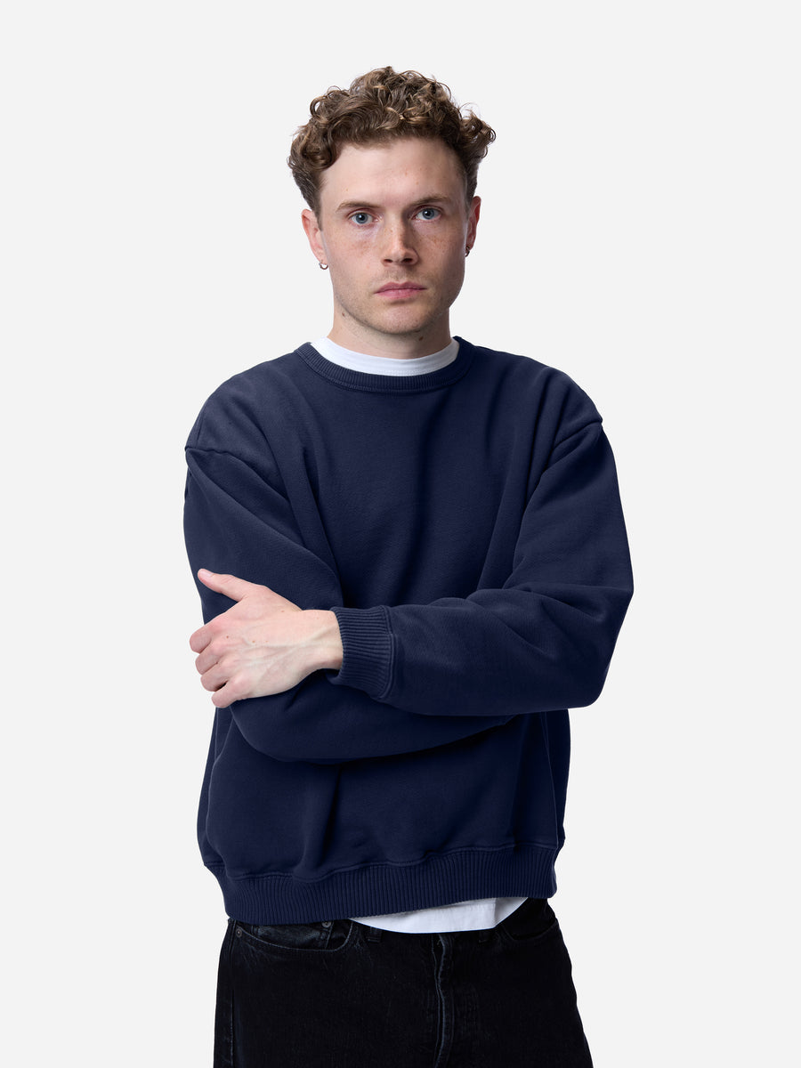Ultraweight Crewneck ~ Shadow Navy