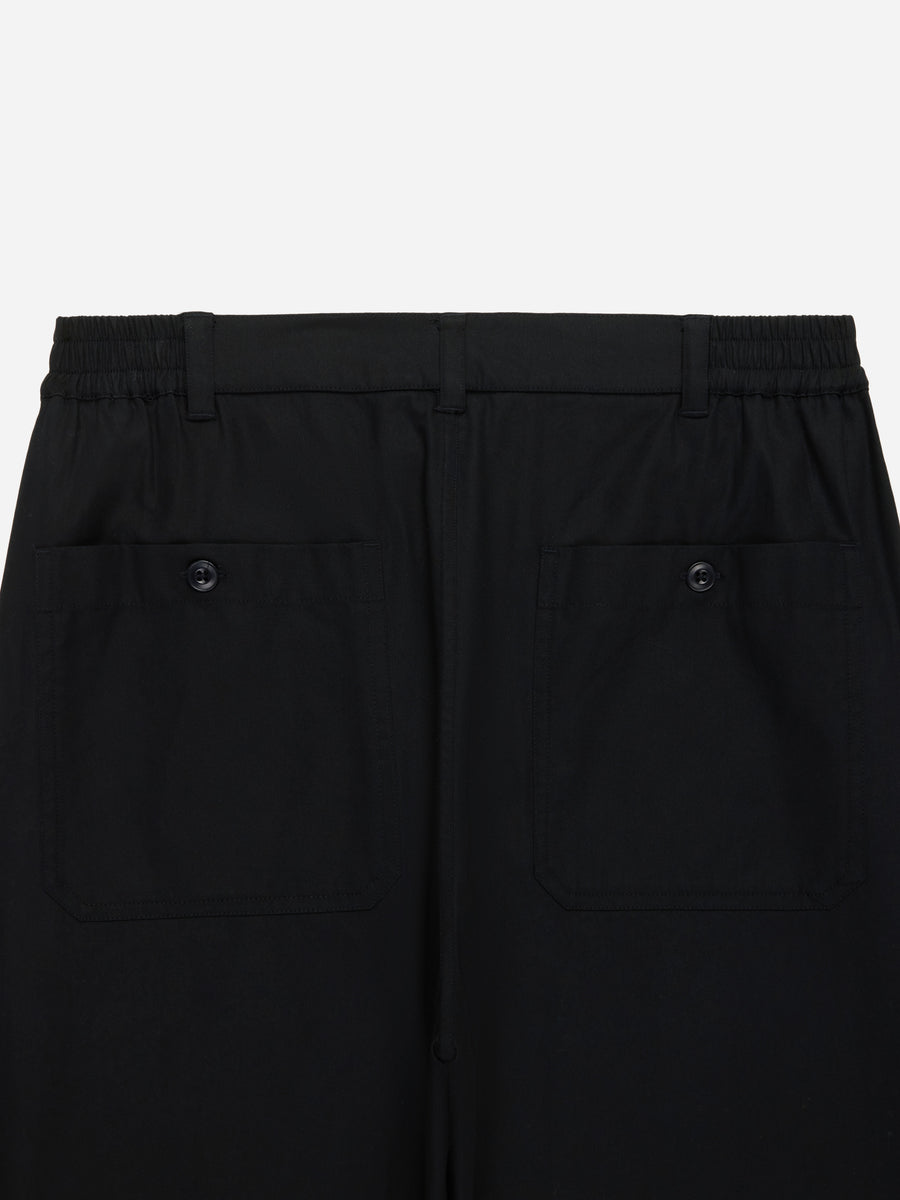 Harvest Pant ~ Black Cotton Gabardine