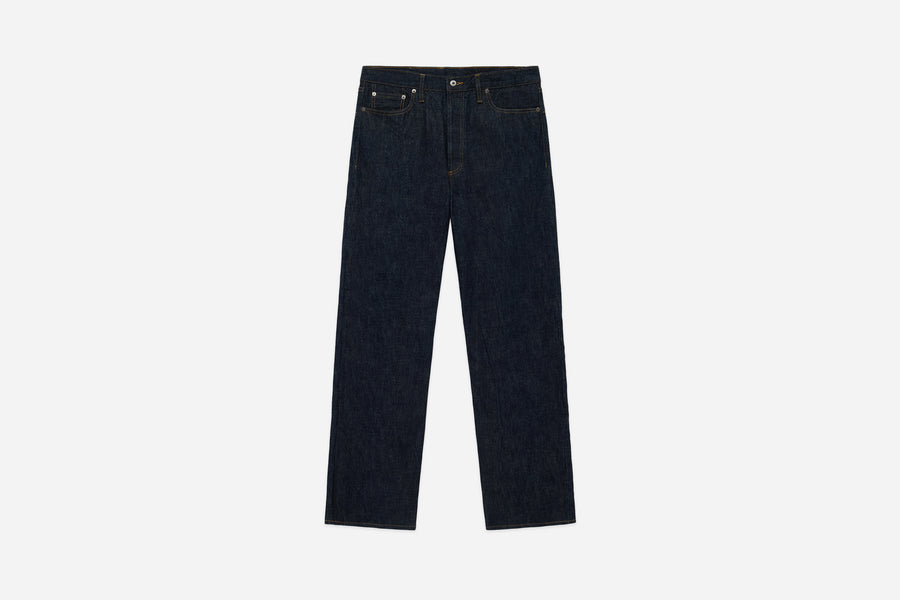 RS-100xk ~ Relaxed Straight - Rinsed Indigo Kibata
