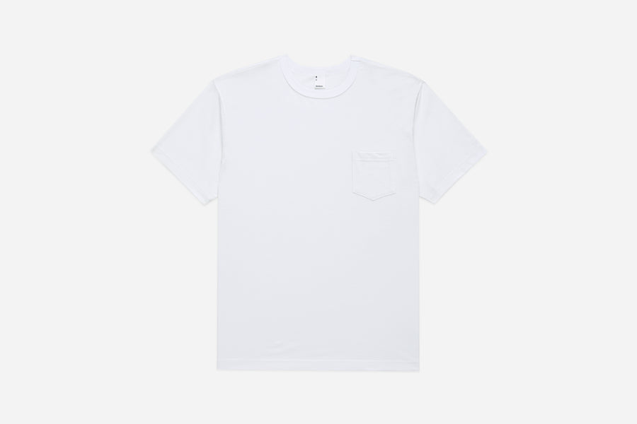 Pima Pocket T-Shirt ~ White (2 Pack)