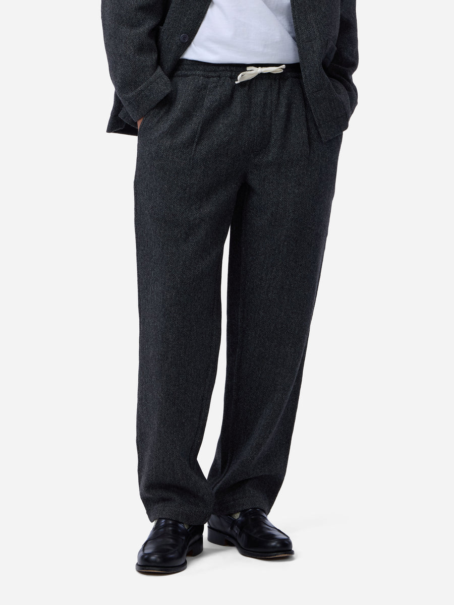 Easy Pant ~ Black Tweed