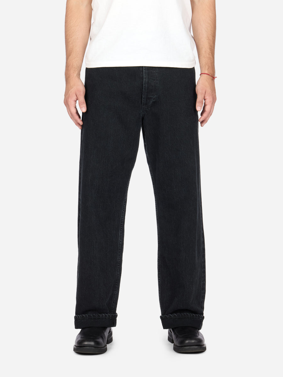 RS-222xs ~ Relaxed Straight - Stonewashed Double Black