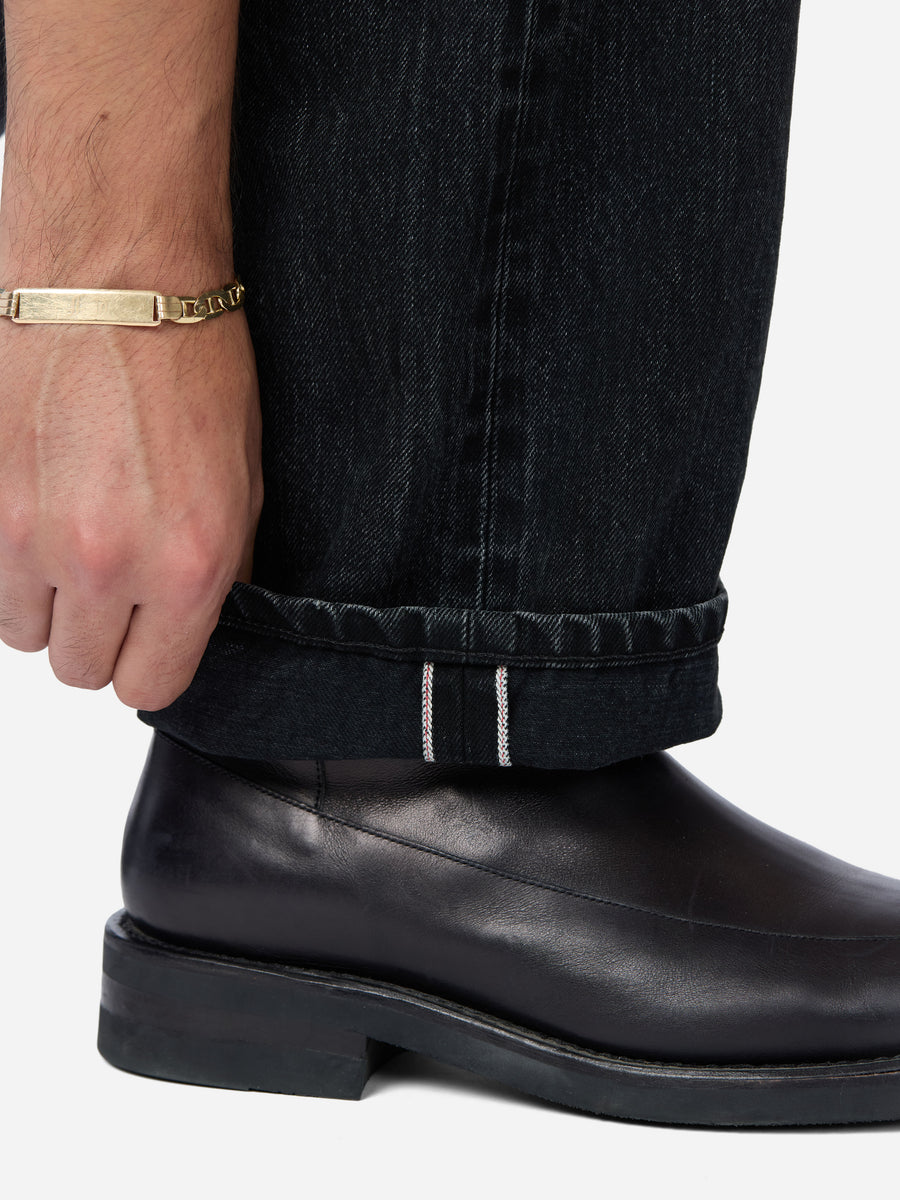 RS-223xv ~ Relaxed Straight - Double Black Selvedge Vintage Wash