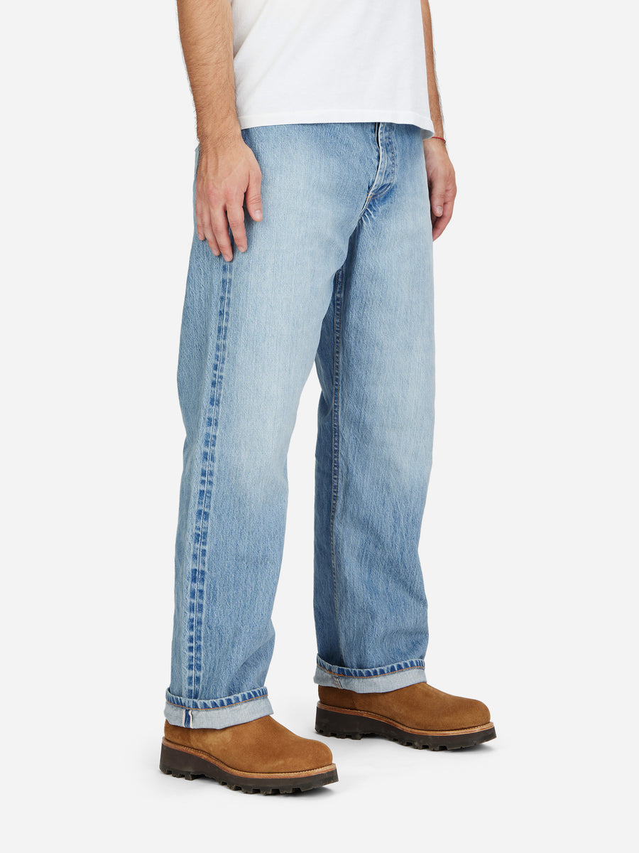 RS-100xv ~ Relaxed Straight - Indigo Selvedge Vintage Wash