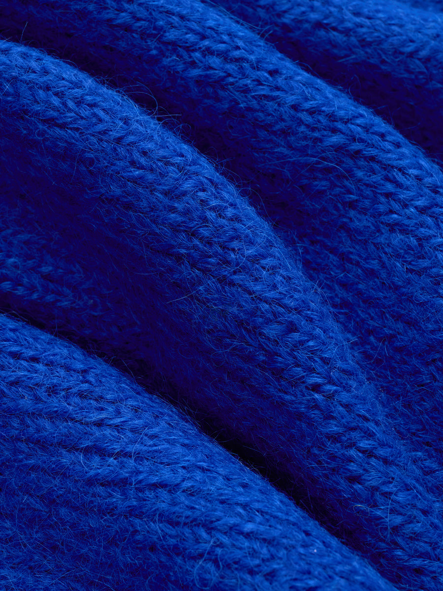 Classic Cardigan ~ Cobalt Alpaca