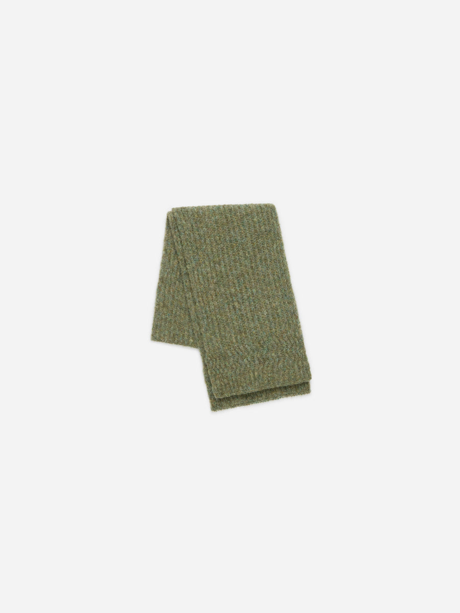 Rib Scarf ~ Marled Sage