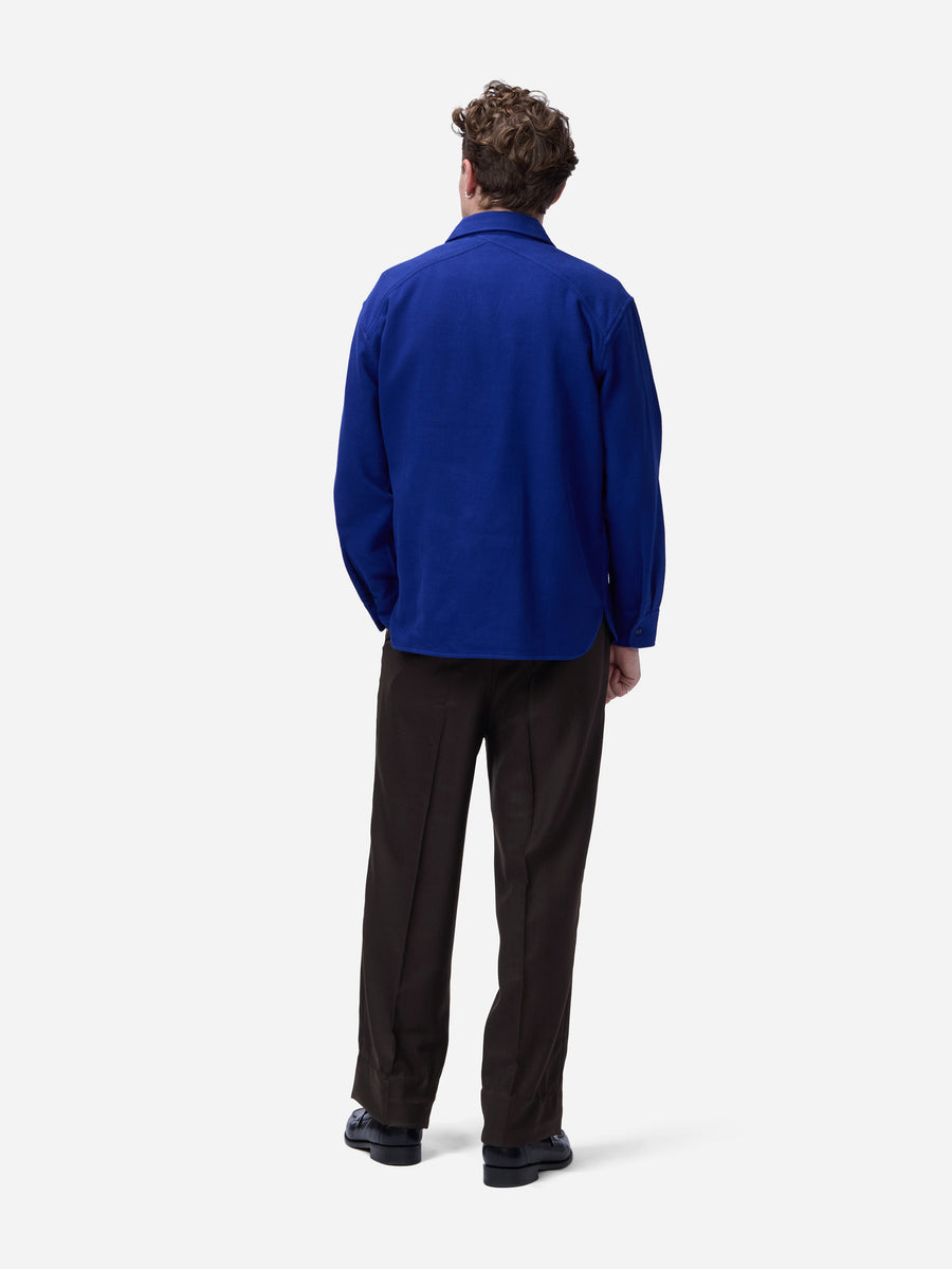 USN Overshirt ~ Cobalt Flannel