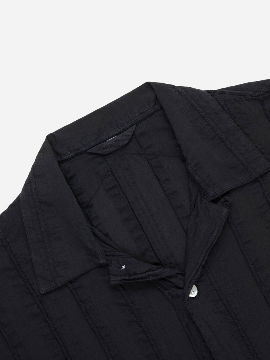 Cabana Shirt ~ Charcoal Rope Stripe