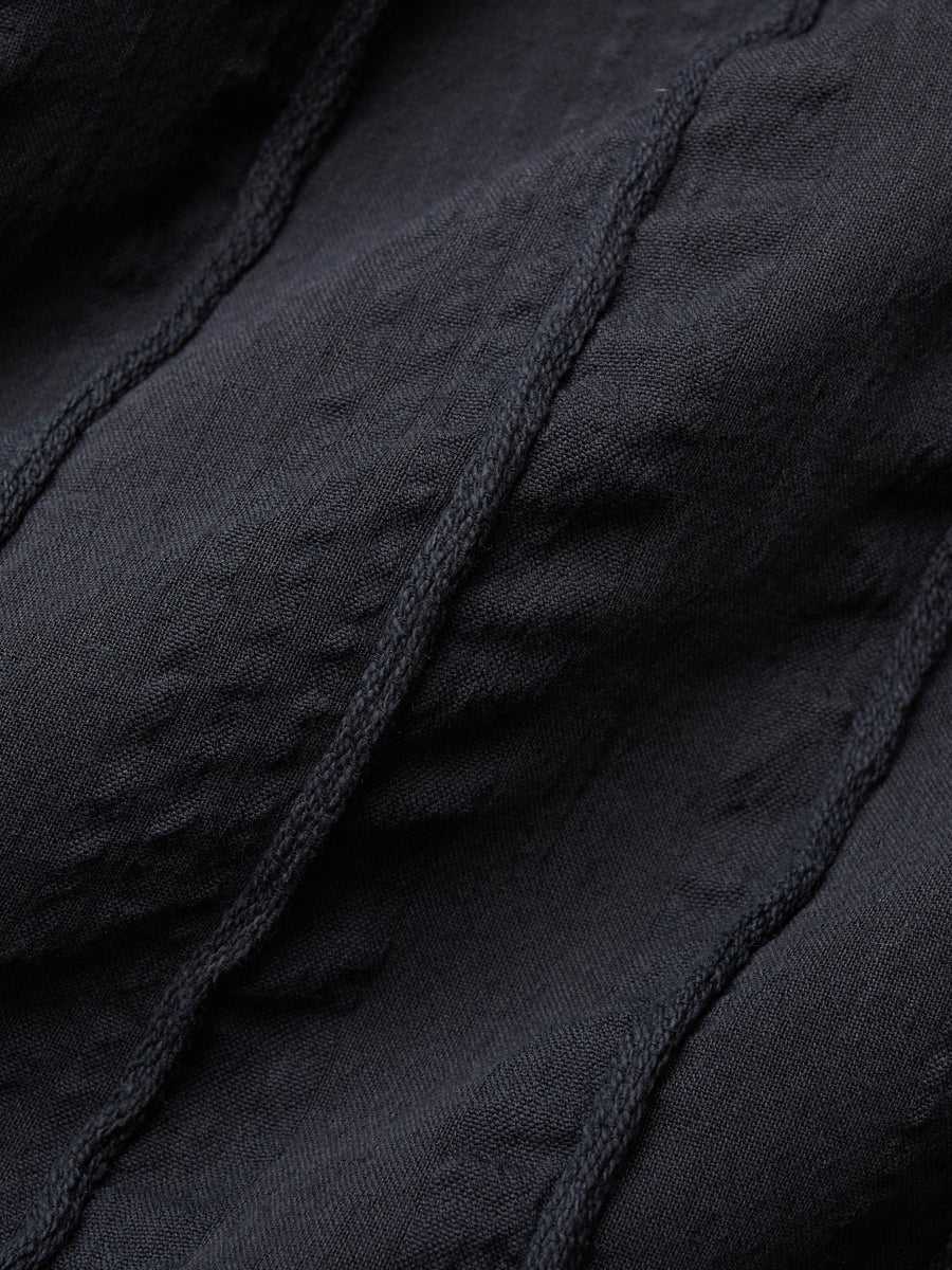Cabana Shirt ~ Charcoal Rope Stripe
