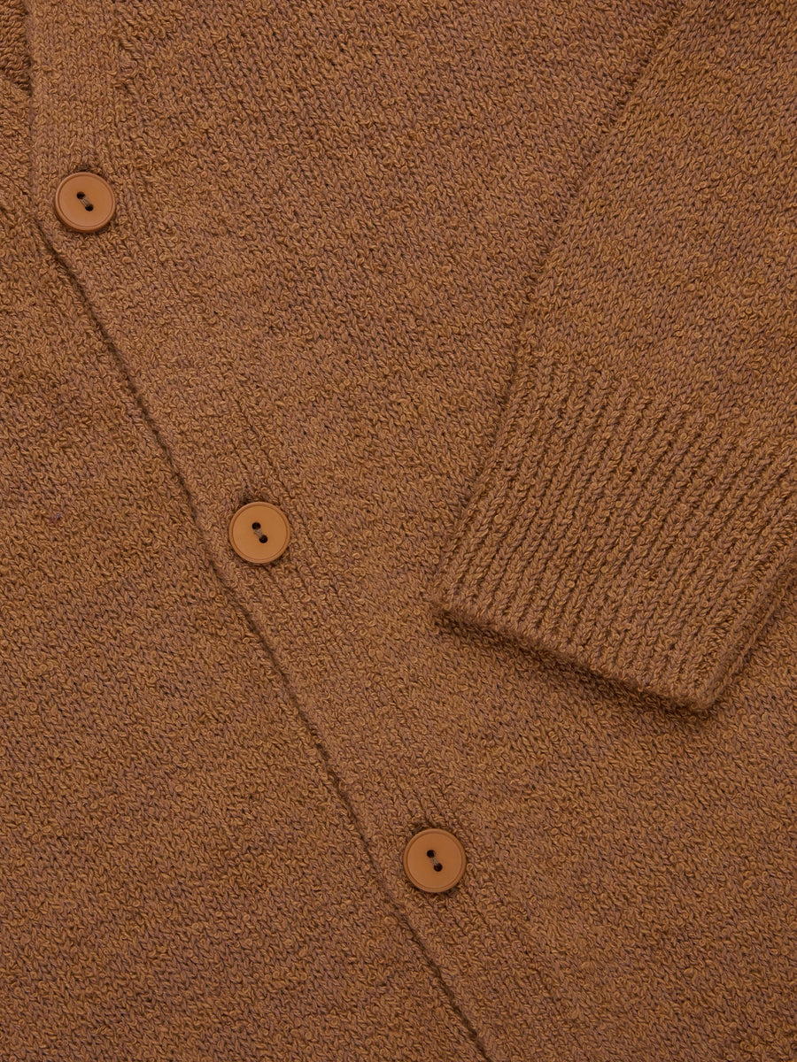Classic Cardigan ~ Ochre Boucle
