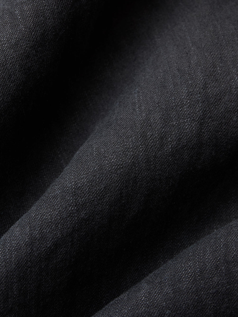 Close-up of black fabric texture