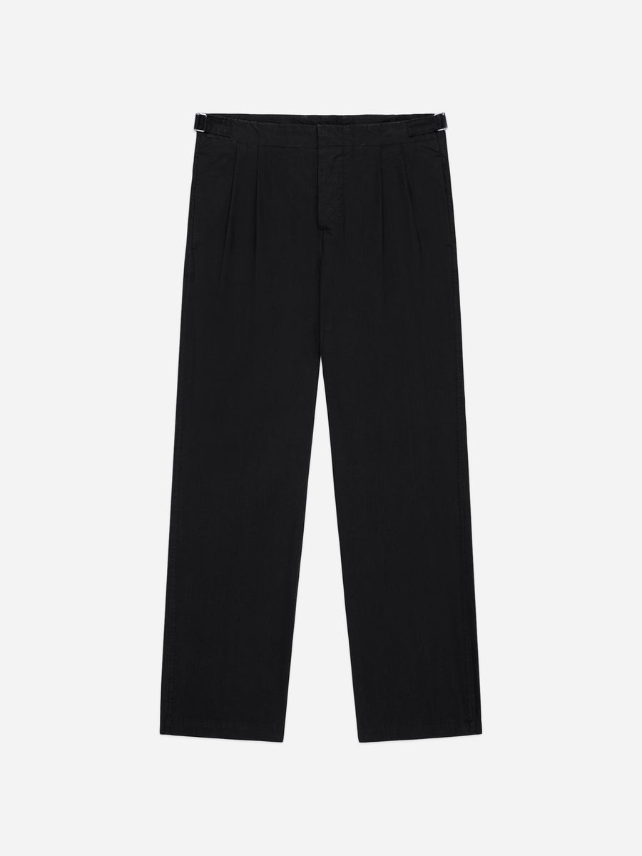 Black pants on a white background