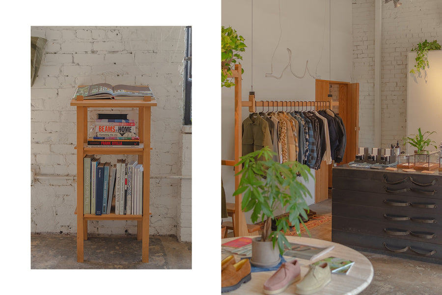 A diptych of our LA shop interior. 