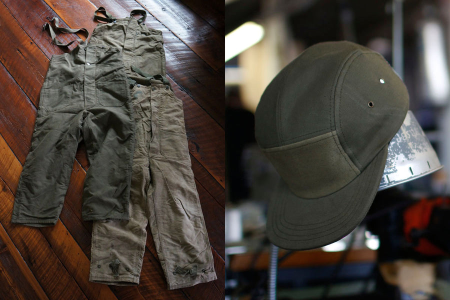Deconstructed USN 5-Panel Hats.