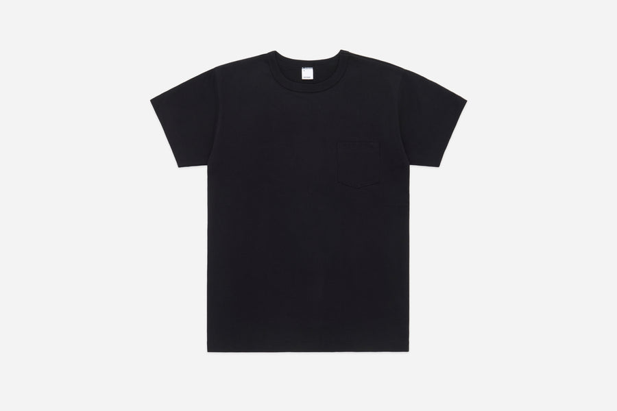 Heavyweight Pocket T-Shirt ~ Black (2 Pack)