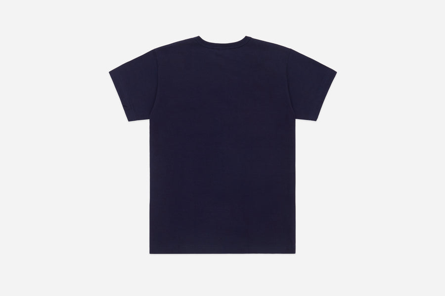 Heavyweight Pocket T-Shirt ~ Indigo (2 Pack)